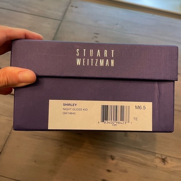 STUART Weitzman Shirley Pointed Flats Night Glow - Picture 4 of 8